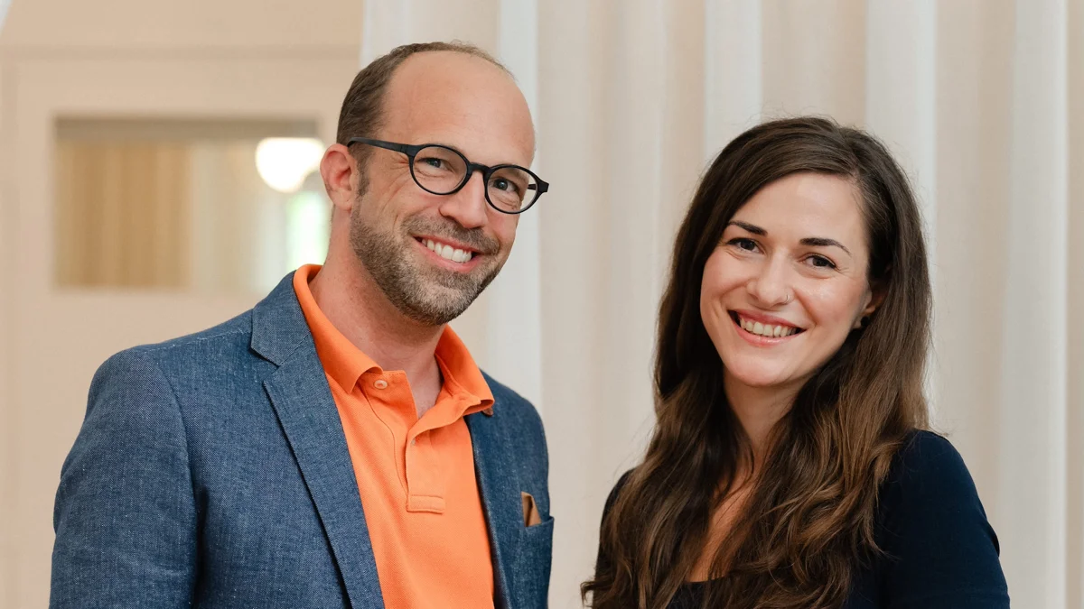 David Kleiner, Psychologe, und Donna Kolarič, Diplomkosmetikerin